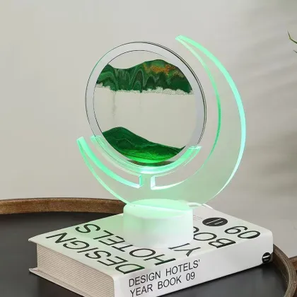 Decorative Flowing Sand Art Light