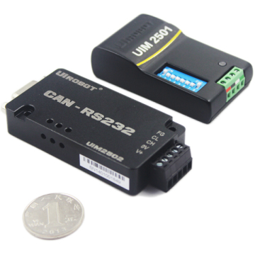 UIM2502 CAN2.0 / RS232 محول بروتوكول التحكم في العزل الإلكتروني