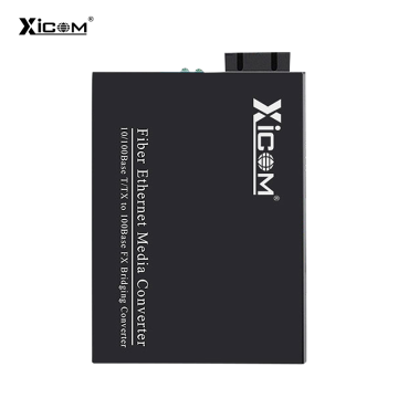 XICOM 10/100M Duplex Modo único Fiber Optic Media Converter - 20km SC