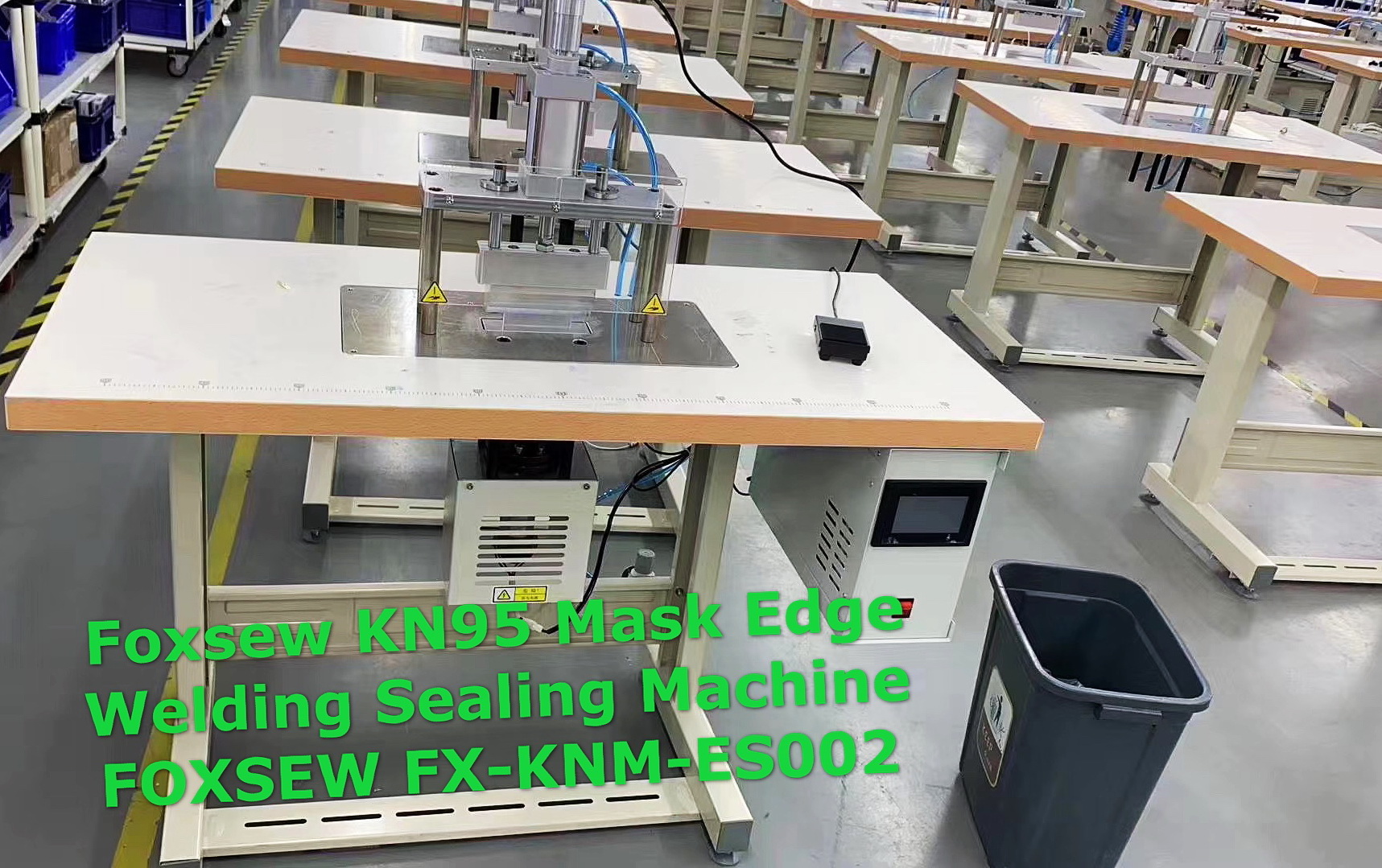 Ultrasonic KN95 Mask Edge Welding Sealing Machine FOXSEW FX-KNM-ES002 (3)