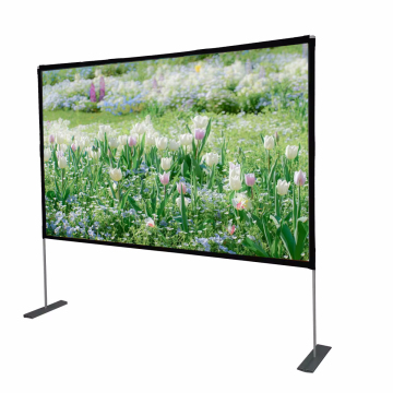 Long Distance 8K Foldable Outdoor Naked Eye 3D Projector Screen with Stand