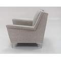 One person solid color long sofa