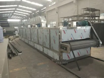 Fruit continuous drying machine mesh belt dryer