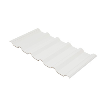 Twin-Wall Hollow Roof Sheet Tiles White Shock Resistance