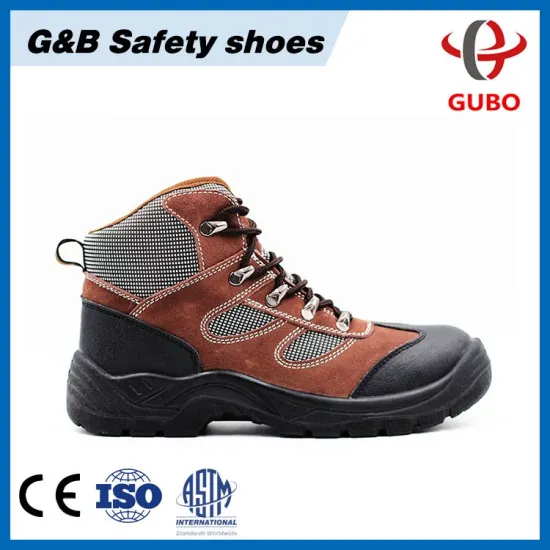 Workmen Leather Formal Steel Toe Cap Factory Safety Shoes With EN 345