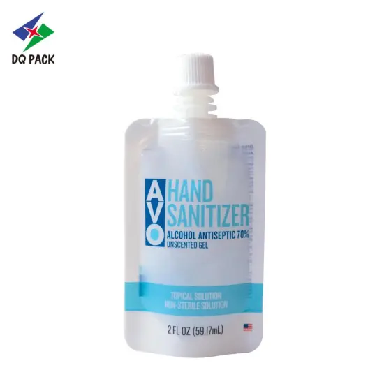 packaging pouch for hand sanitizer