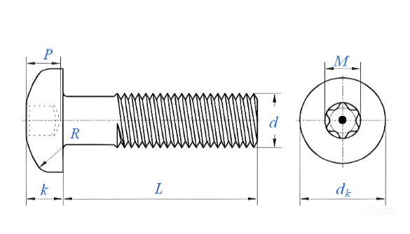 Torx tamper proof screws