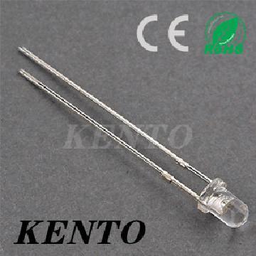 3mm Flat Top Red Water Diffused Long Feet Lens Led Diode