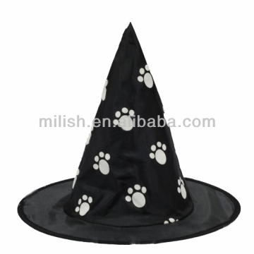 Halloween Cheap Wholesale Fancy Decorative Satin fabric Witch Hat MH-1784