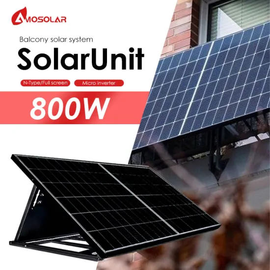 Complete 600W to 800W Grid-Tie Balcony Power Plant: High-Efficiency PV Solar System with Plug-and-Play Installation