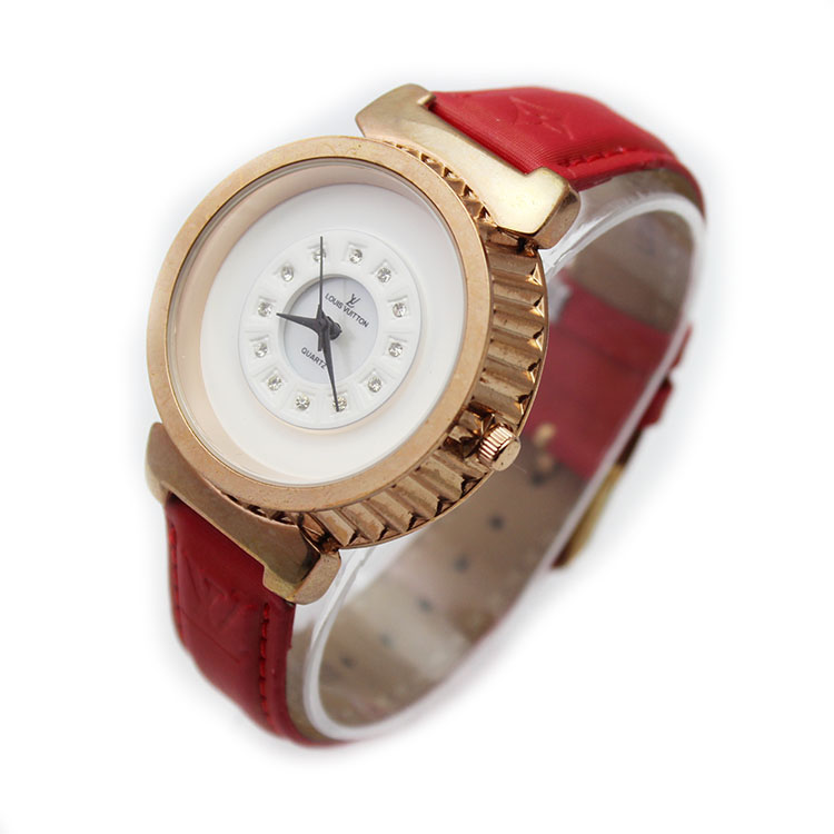 Top Fashion Leather Band Wristwatch