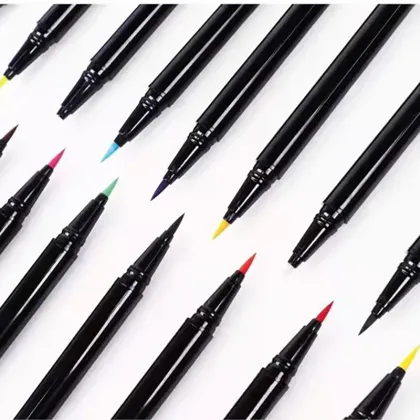 Custom Vegan Waterproof Eyeliner - Brown & Black Private Label