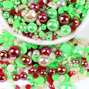 Customizable WHATSTONE ABS Flatback Pearls: Sizes 3mm-12mm, AB Color
