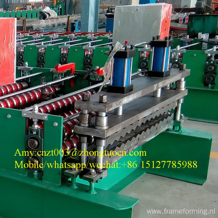 corrugated roof panel roll forming machine