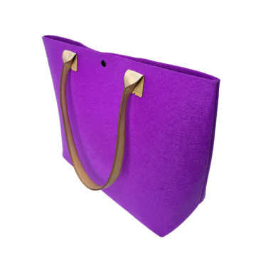 Luxury Large Recycled Felt Tote Bag - Perfect for Office, Parties, and Shopping with Your Logo
