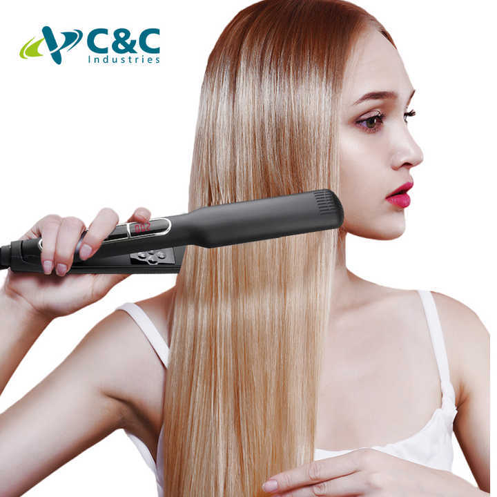 Professional Ceramic Flat Iron with LCD Display