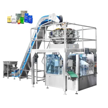 Premade Zipper Doypack Bags for Candy Seeds, Nut Snacks, Coffee Beans, and Cacao Powder - Packing Machine Solutions