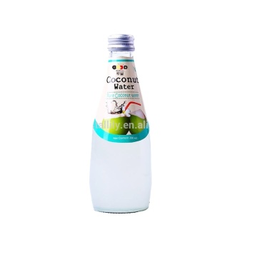 new arrival 300ml glass bottle coconut water drink