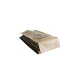 Stand Up Natural Custom Printed Gusseted Kraft Coffee Bags With Valve