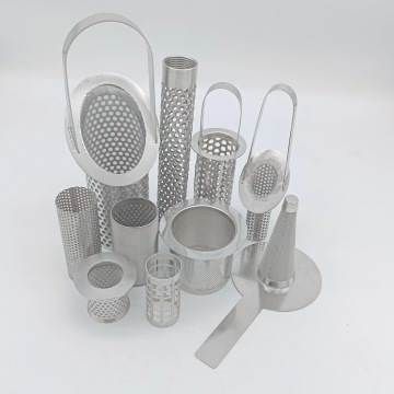 304/316 Stainless Steel Round Hole Perforated Metal Filter Cylinders/Sintered Wire Mesh Tube