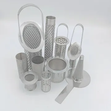304/316 Stainless Steel Round Hole Perforated Metal Filter Cylinders/Sintered Wire Mesh Tube