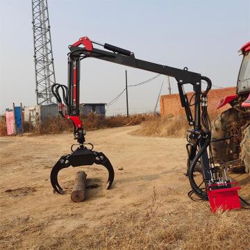 Waldhydraulic Log Grapple Timber Crane für Traktor