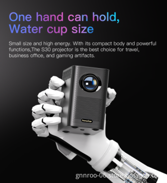 Customized WiFi Screen Outdoor/Home Theater Smart Projector with IPTV LED LCD Video Projector Mini Portable Pocket Projector" Ho