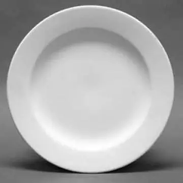 Ceramic Bisque Plate on Round Shape