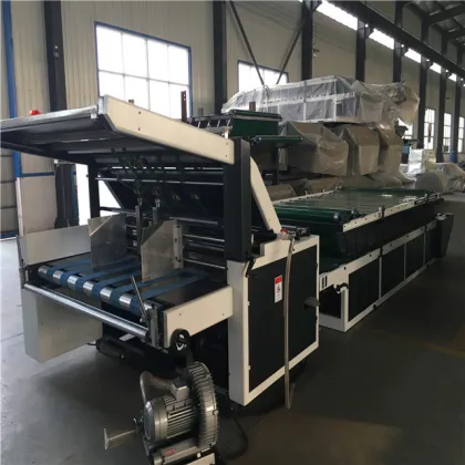 TMB-lift-down semi automatic vacuum flute laminator machine