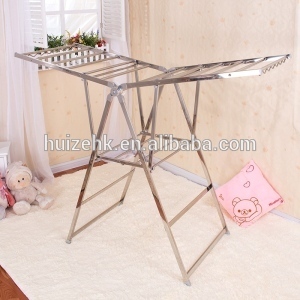 Powder coating steel clothes drying rack/foldable clothes drying rack/outdoor clothes dying rack