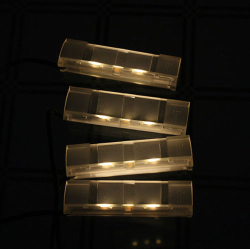 LED shelf PE clip lamp,exhibition ark ,glass display decoration light