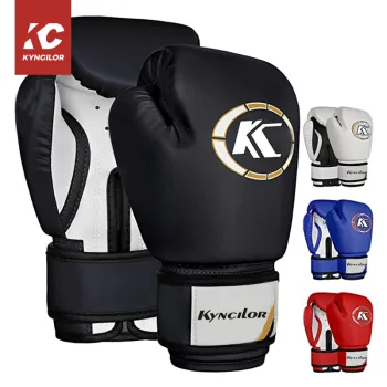 Unisex Professional Printed Training Boxing Gloves for 08, 10, 12, 14, 16 oz