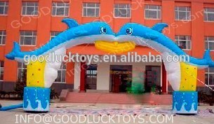 the Dolphin Hot Sale Cheap Inflatable Arch,Inflatable Advertising Arches GK-Arch96