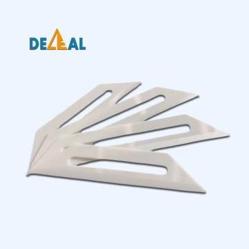 Macchina a fessura dell'etichettatura della manica in ceramica con lama trapezoidale (88x72x19x1mm)