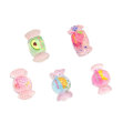 Żywica słodkie cukierki Flatback Cabochons piękny deser cukierki domek dla lalek jedzenie Slime Charms dla DIY Scrapbooking spinka do włosów Decor