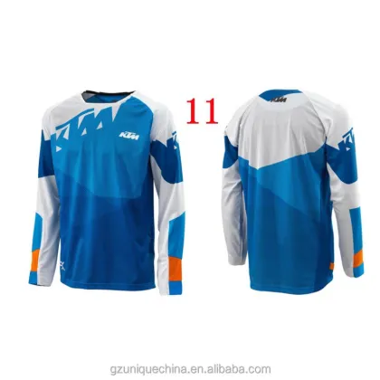 Men's Long-sleeved Summer Mountain Bike Riding Suit Jacket for Cross-country Motorcycle Riding