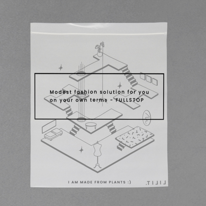 বায়োডিগ্রেডেবল পিএলএ পিবিএটি জিপার ব্যাগ - সানপ্যাক