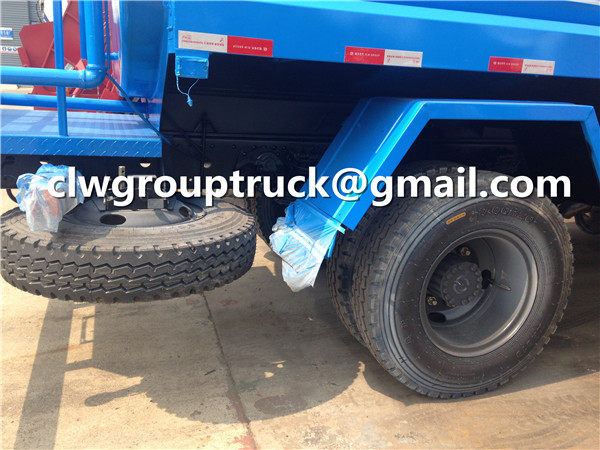 Tire and Spare One of Water Tank Truck