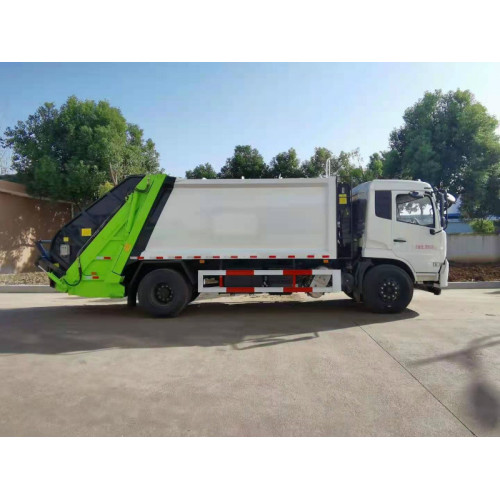 Camión de basura Dongfeng Vehículo de basura comprimida