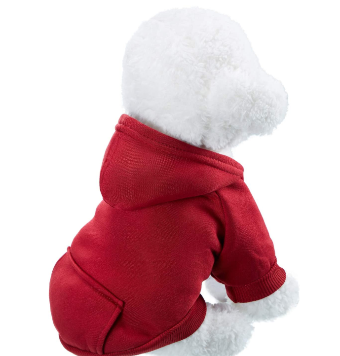 2 Pieces Winter Dog Hoodie