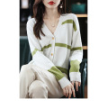 Women's Korean version all wool knitted cardigan