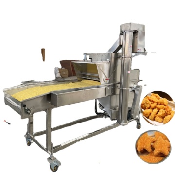 Kleine Batch -Tintenfischring -Paning -Maschine