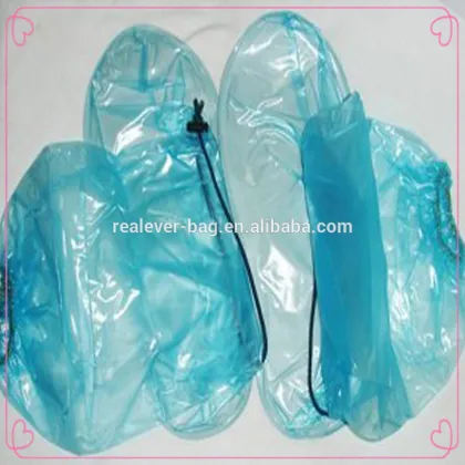 Adult waterproof PVC knee boot rain shoe cover