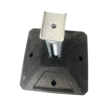 Big Foot Leg Custom Parts Rubber Modular Base AC Stand Zinc-coated Steel Air Conditioner Bracket