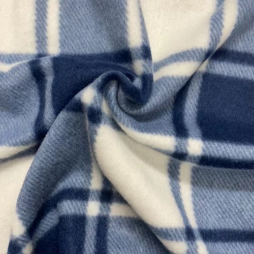 FDY150d/96f Double Side Brush Lattice Printing Fabric