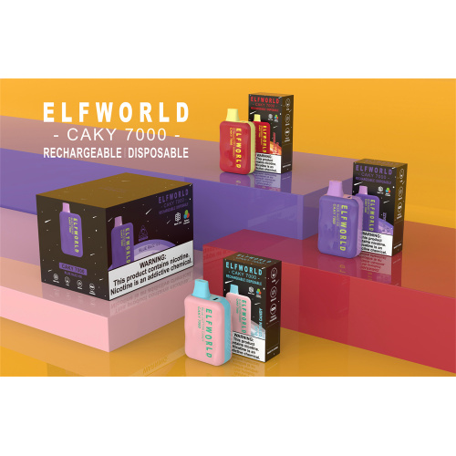 Elfworld Caky 7000 Puflar Tek Kullanımlık Vape