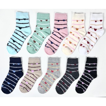 Colored striped dotted socks for womenmen