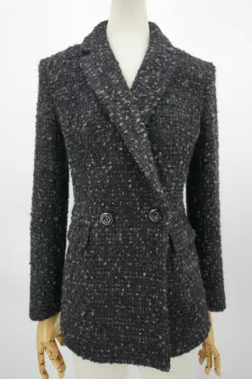 suit jacket double breasted turndown collar