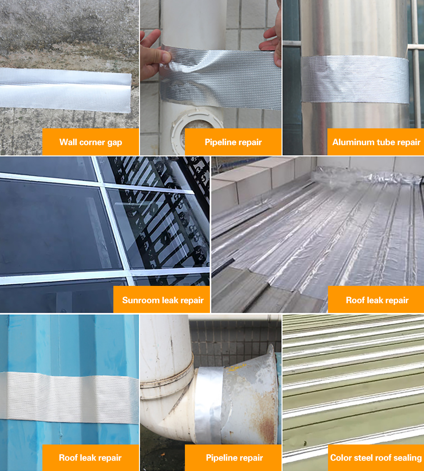 Butyl rubber waterproof tape