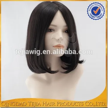 Best selling short bob natural black jewish full cuticle virgin european hair hand tied full lace wig